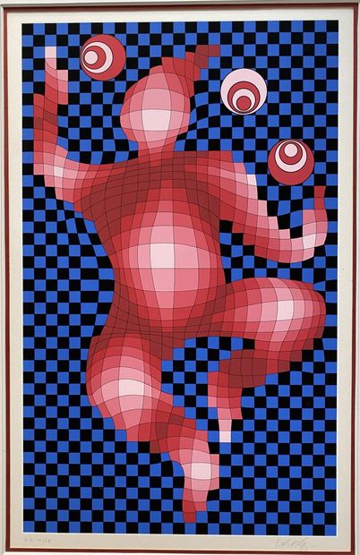 Victor VASARELY (1906-1997)

Le Jongleur

Lithographie...