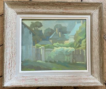 null School of the XXth century

Green landscape

Oil on cardboard, not signed.

21,5...