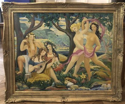 null Simone VERDIER 

Bathers

Oil on canvas signed lower left.

80 x 100 cm



On...