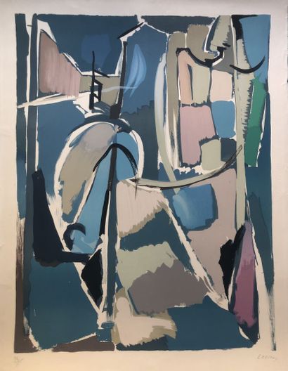 null 
André LANSKOY (1902-1976)




Composition




Lithographie en couleurs signée...