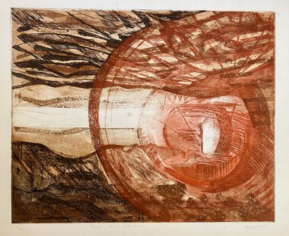 null Marie-Geneviève HAVEL (1931-2017)

For a vibration

Lithograph in colors, signed...