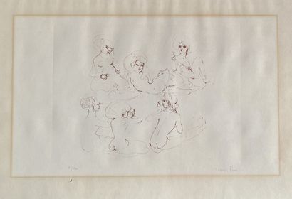 null Leonor FINI (1907-1996)

Lot of 5 lithographs :

Portraits women and men

Signed...