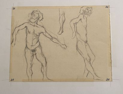 null Leonide FRECHKOP( 1897-1982 )

Lot of 5 sheets drawn on the front and back for...