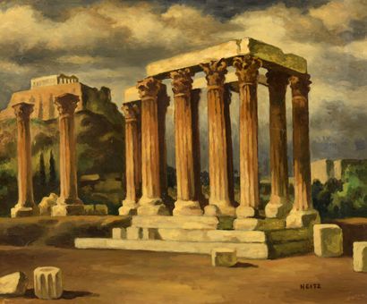 Robert HEITZ (1895-1984)

The Temple of Zeus,...