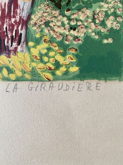 null 
Madeleine DE LA GIRAUDIERE (1922-




2018)




Lot of three lithographs signed...