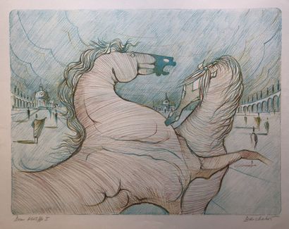 null 
Paul de CHABOT (born in 1932)




Lot of 4 lithographs in colors signed and...