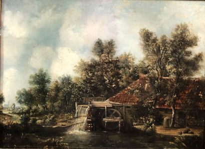 null Belgian school of the 19th century

The water mill 

Oil on wood panel

25 x...