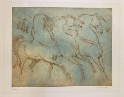 null 
Paul de CHABOT (born in 1932)




Lot of 4 lithographs in colors signed and...
