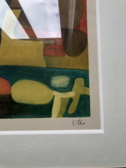 null 
Maurice ESTEVE (1904-2001)

Cali. 1963. Lithographie. 373 x 496 mm. Prudhomme-Estève...
