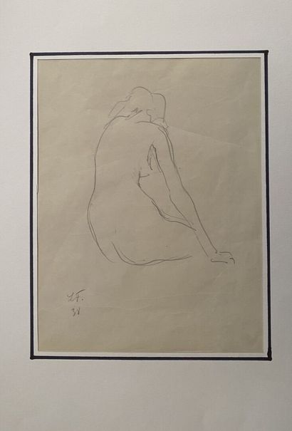 null Leonide FRECHKOP( 1897-1982 )

Lot of 5 drawings signed with initials.

Nudes...