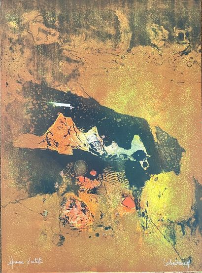 null 
Dang LEBADANG ( 1921-2015)

Une aquarelle et six lithographies.

55 x 47 cm...