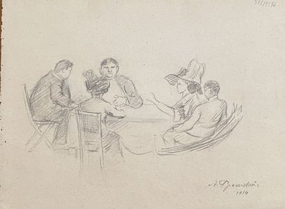 null Leonide FRECHKOP( 1897-1982 )

Lot of 4 drawings signed with initials.

Conversations

Pencil...