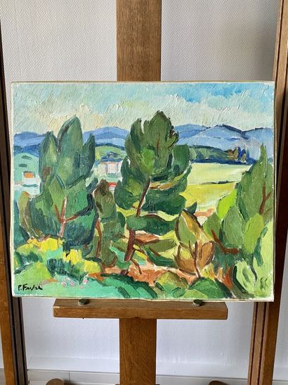 null Pierre FAVRE (1906-1983)

Landscape of the south

Oil on canvas, signed lower...