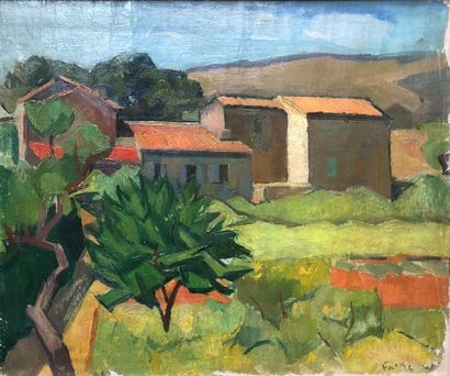 null 
Pierre FAVRE (1906-1983)

Landscape of the south

Oil on canvas signed lower...