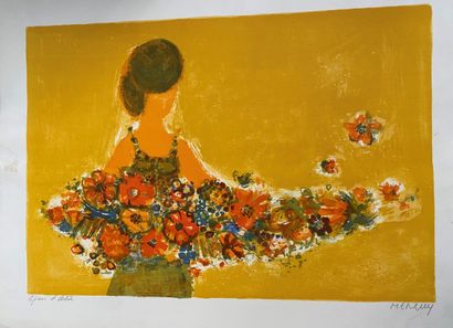 null 
Frédéric MENGUY (1927-2007)




Lot of four lithographs signed and justified...