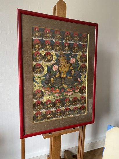 null 20th century Tibetan work

Tangka

Gouache on fabric.

67 x 44 cm