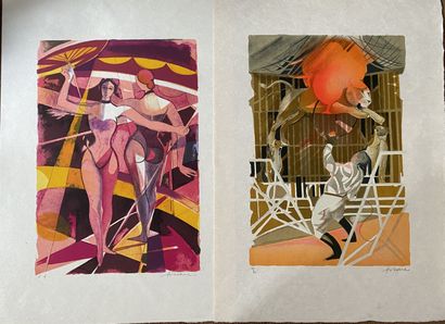 Camille HILAIRE (1916-2004)

Lot of four...