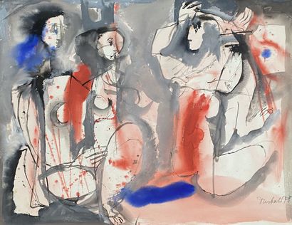 null Georgi DASKALOFF (1923-2005)

Characters 

Watercolor signed and dated lower...