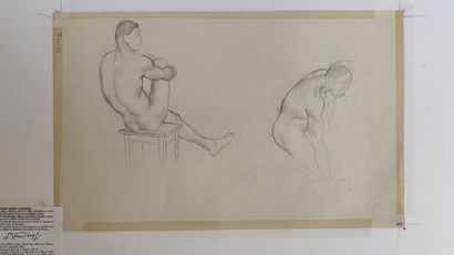 null Leonide FRECHKOP( 1897-1982 )

Lot of 5 sheets, drawings on the front and back...