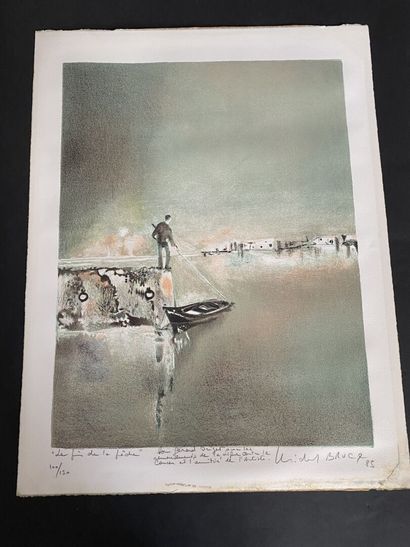 null Michel BRUCE (1938)

Lot of two prints : 

- All over there 

Lithograph signed...