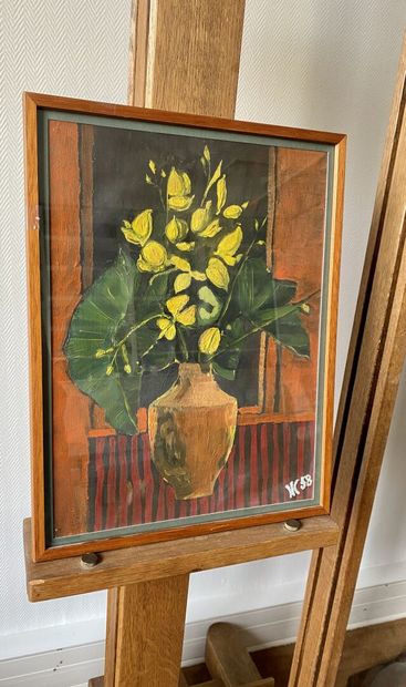 null Modern School of the XXth century

Bouquet of flowers

Oil on canvas, monogrammed...