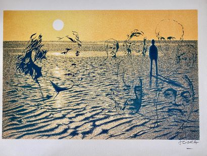 null Daniel SCIORA (1945) 

Lot of 8 lithographs.

Signed.

38 x 55 cm (7)

75 x...