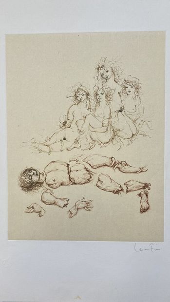 null 
Leonor FINI (1907-1996)




Lot of five lithographs signed and justified 




38...