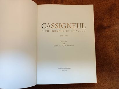 null CASSIGNEUL. Lithographe et graveur. Préface de Jean-François Josselin. Milan,...