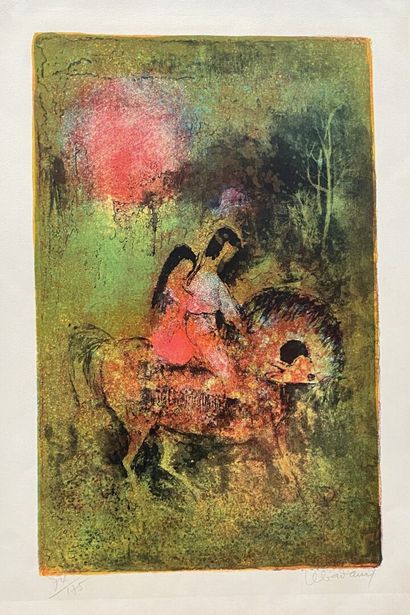 null 
Dang LEBADANG (1921-2015)




Lot of five lithographs.




Signed and justified.




76...
