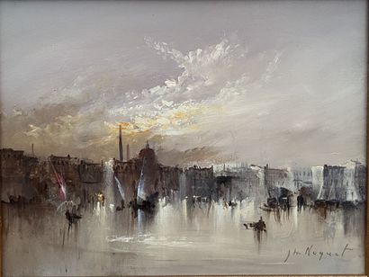 null Jean-Michel NOQUET (1950-2015)

Venetian landscape 

Oil on canvas, signed lower...