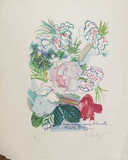 null After Raoul DUFY (1877-1953)

Lot of two lithographs signed, justified and dedicated...