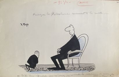 null Jacques LAPLAINE (1921-1987)

Lot de neuf caricatures, signées et annotées....