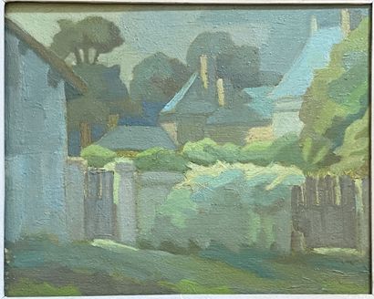 null School of the XXth century

Green landscape

Oil on cardboard, not signed.

21,5...