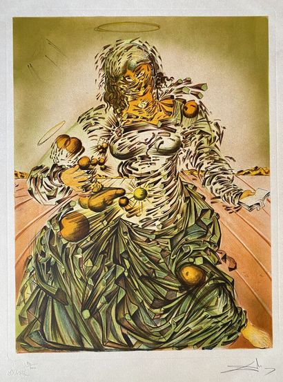 null 
After Salvador DALI (1904-1989)




Corpuscular Madonna




Lithograph, signed...