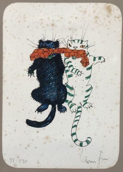 null Leonor FINI (1907-1996)

The big parade of cats - 1973

Suite of 12 lithographs...