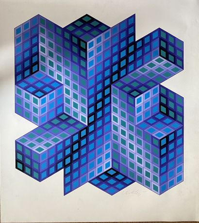 Victor VASARELY (1906-1997)

Sinvilag, 1988

Lithograph...