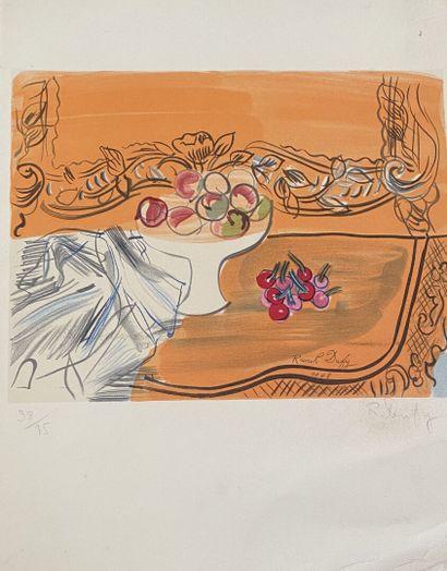 null After Raoul DUFY (1877-1953)

Lot of two lithographs signed, justified and dedicated...