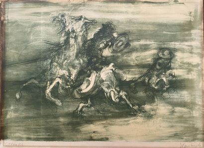 null Claude WEISBUCH (1927-2014)

Lot of five lithographs : 

- Don Quixote and Sancho...