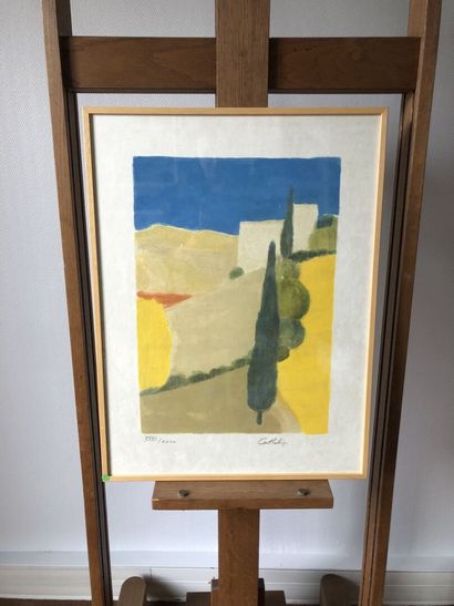 null Bernard CATHELIN (1919-2004)

Landscape of the south

Lithograph on Japan, signed...