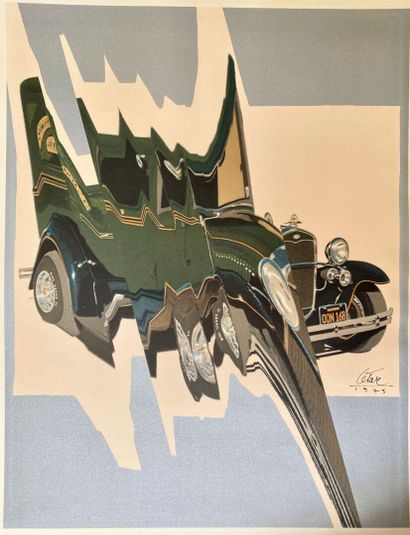 null 
CÉSAR (1921-1998)




Compression de Bugatti 




Sérigraphie, signée au milieu...