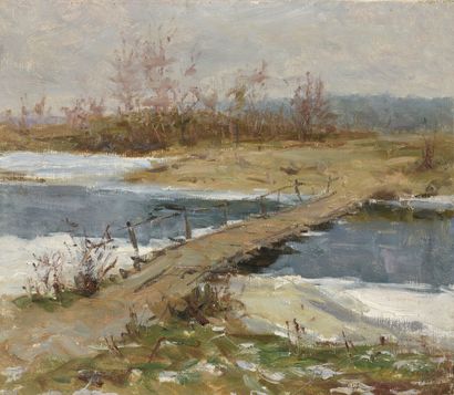 null Constantin KRILOV (1910-?)

Edge of the river

Oil on canvas, signed and dated...