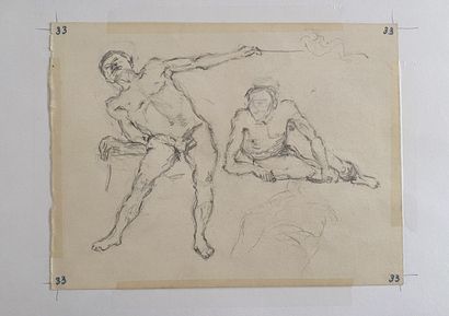 null Leonide FRECHKOP( 1897-1982 )

Lot of 7 sheets drawn on the front and back for...