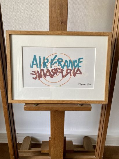 null D'après Yaacov AGAM (1928)

Air France, 1986

Impression en couleurs, signée...