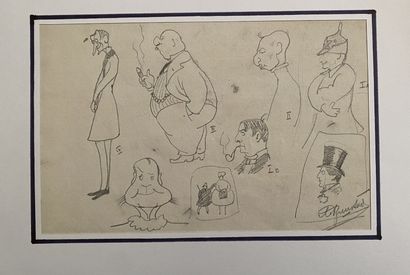null Leonide FRECHKOP( 1897-1982 )

Lot of 7 drawings, signed with the artist's initials.

Various...