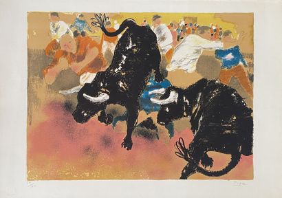 null Bernard PIGA (1934-2008)

Lot of two lithographs signed, justified and presence...