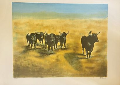 null ZAROU (1930-2013)

Lot of three lithographs signed and justified

- Mediterranean...