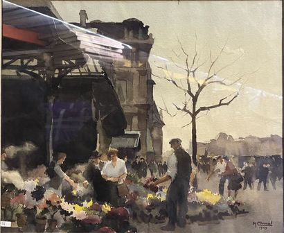 Moly CHWAT
(Bialystok 1888 - 1979 Paris)
Market...