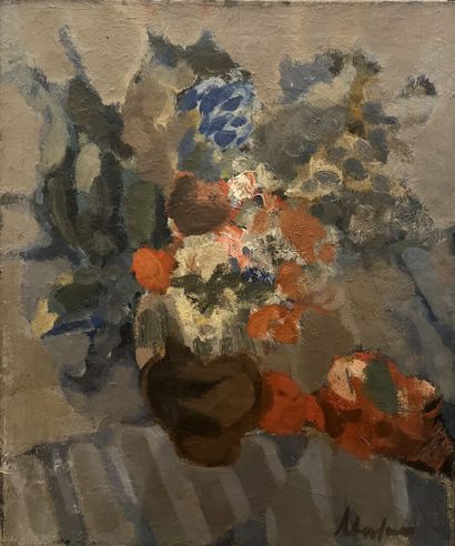 null Alfred ABERDAM (Lwow 1894 - 1963 Paris)

Bouquet of flowers

Oil on canvas,...