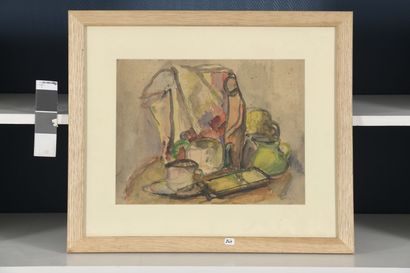 null Zygmunt SCHRETER			
(Lodz 1886 - 1977 Paris)
Nature morte, ca. 1920
Aquarelle,...