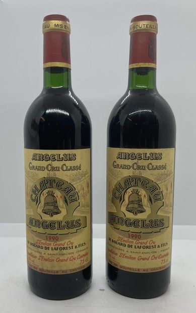 2 bottles of Château ANGELUS Grand Cru Classé,...